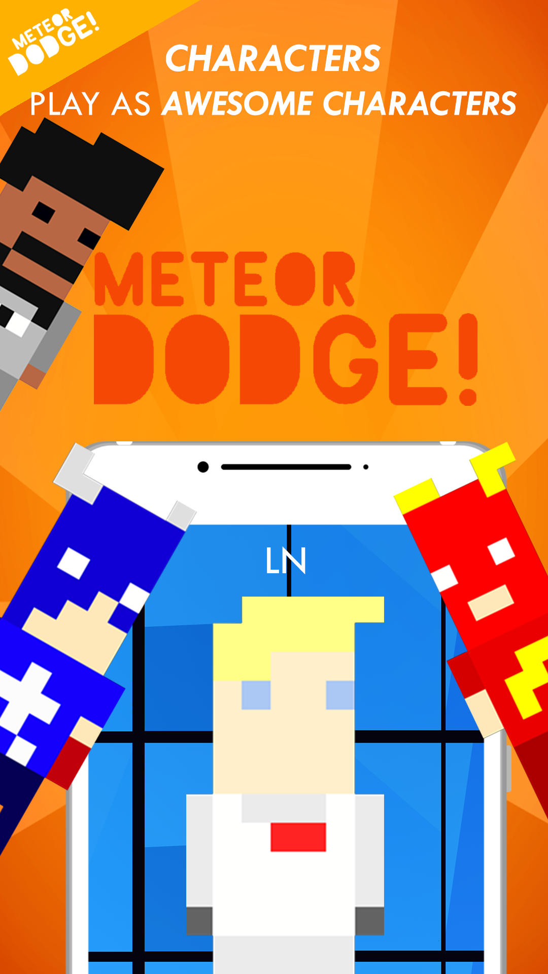 Screenshot of MeteorDodge!
