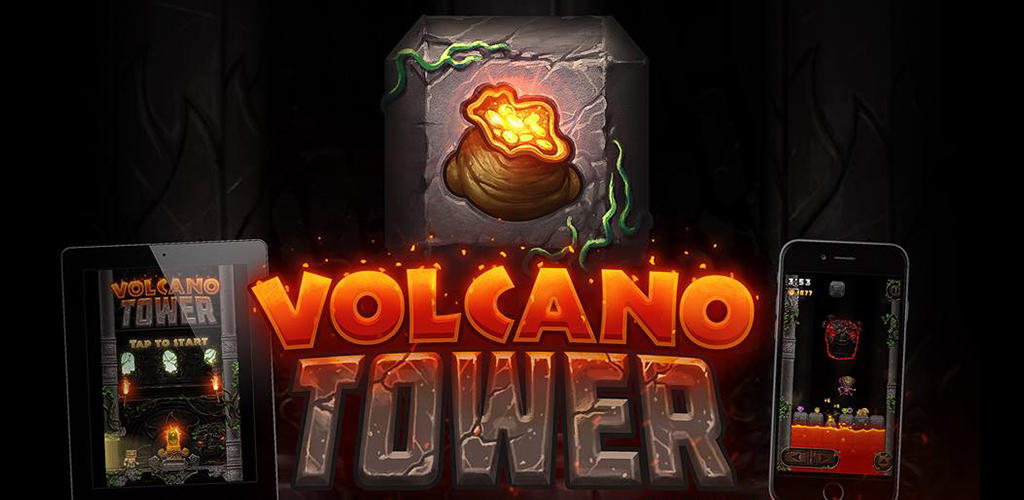 Banner of tháp núi lửa 