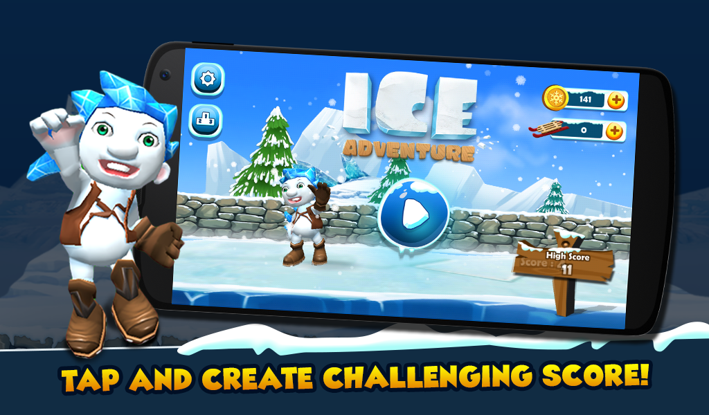 Cuplikan Layar Game Snowdy Adventure