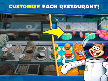SpongeBob: Krusty Cook-Off Game Screenshot