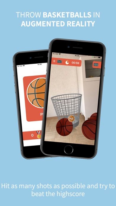 Dunk Ball AR Game Screenshot