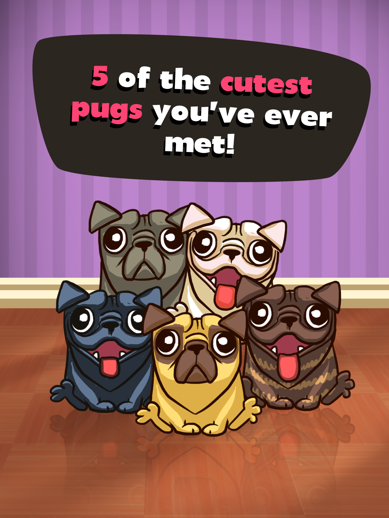 Puzzle Pug - Solve Puzzles With Your Pet Dog! Game Screenshot