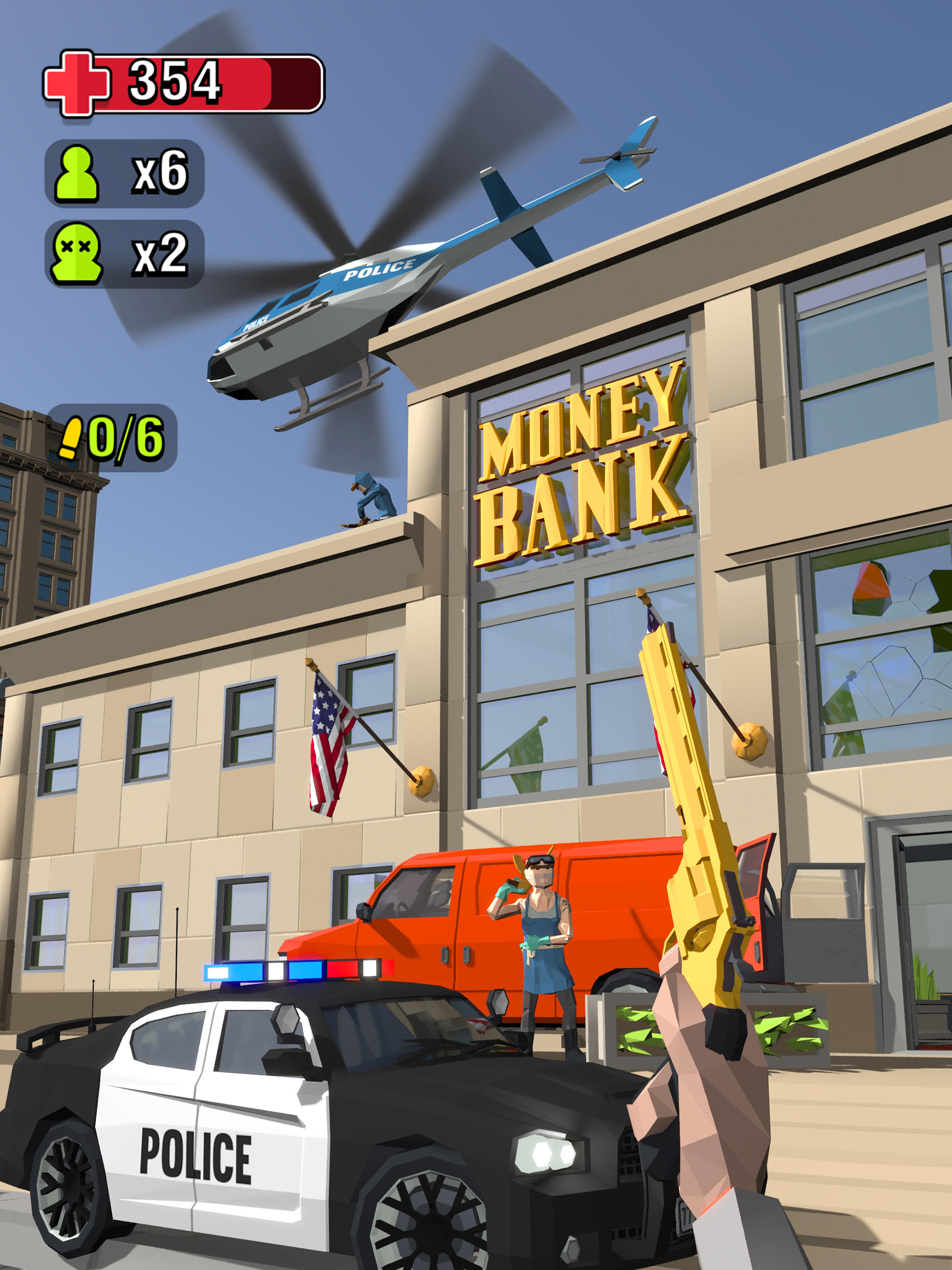 Crime City: Bank Robbery ภาพหน้าจอเกม