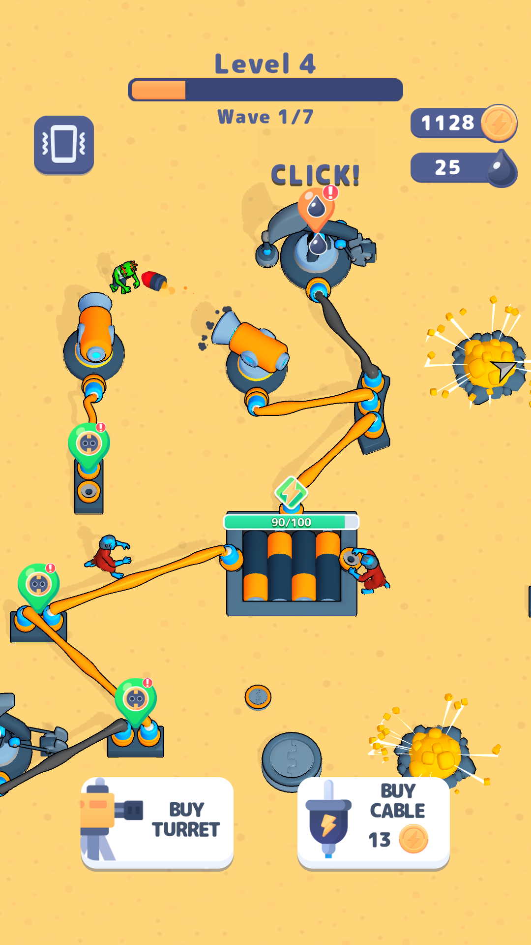 Plug Defender Game Screenshot