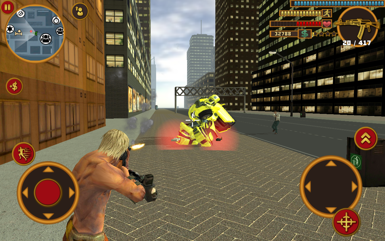 Rope Hero Rise of the Machines Game Screenshot