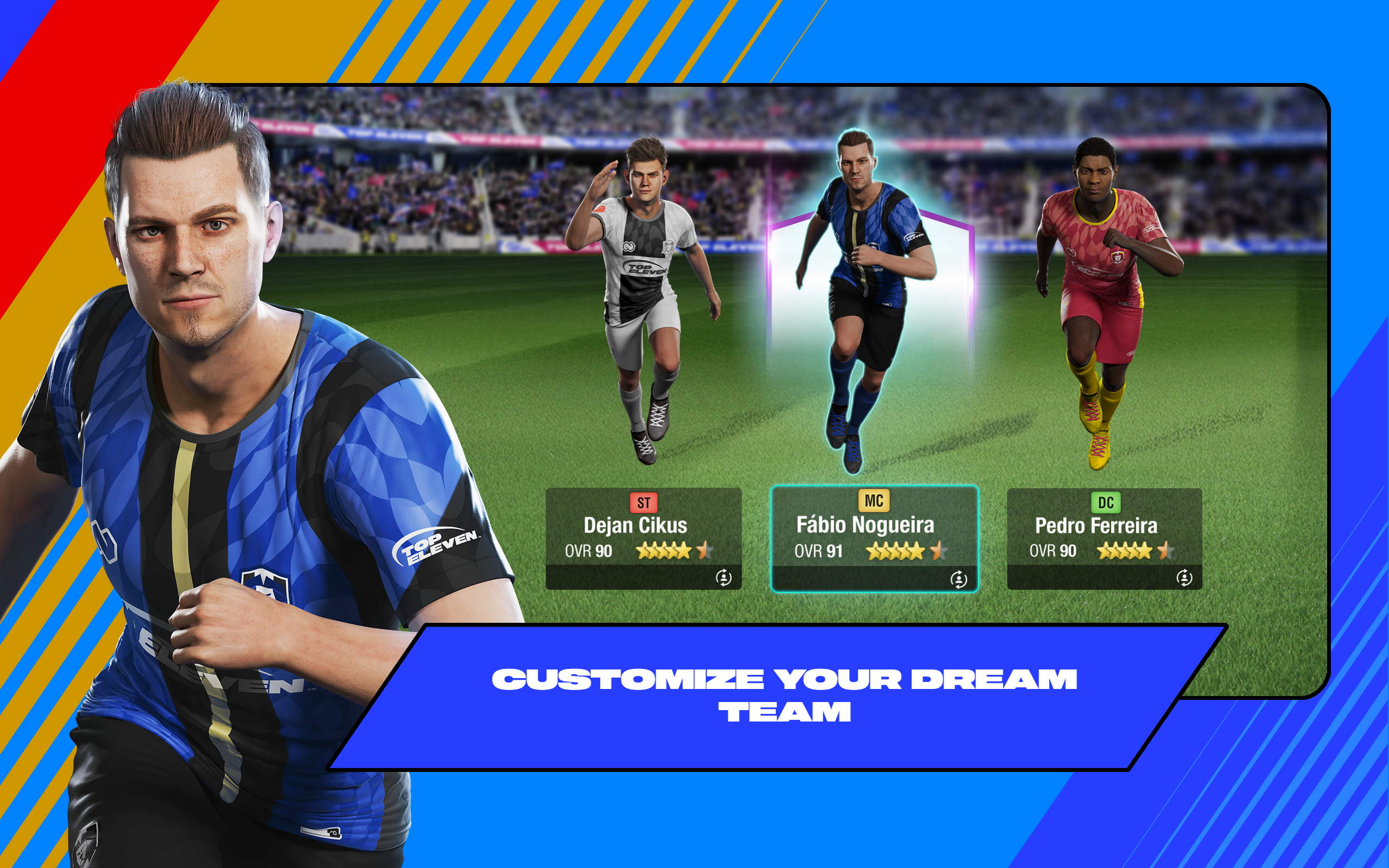 Cuplikan Layar Game Top Eleven Be a Soccer Manager