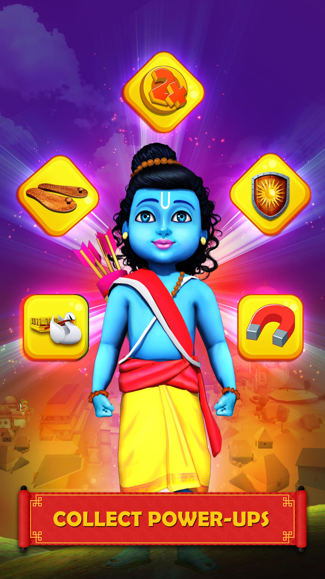 Little Ram - Ayodhya Run Game Screenshot
