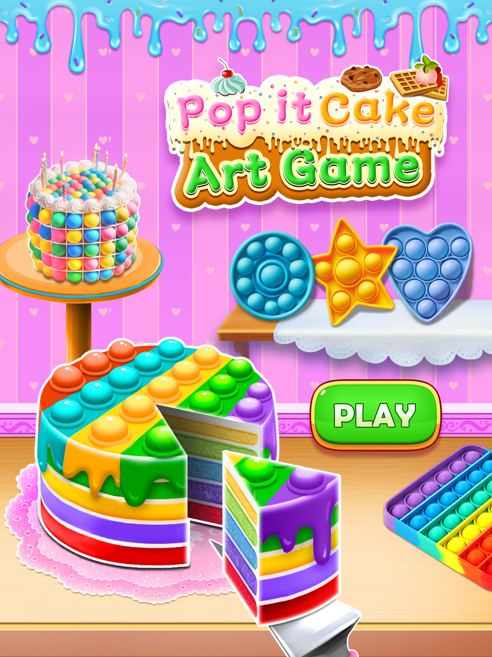 Cake Master DIY Popit Game Game Screenshot