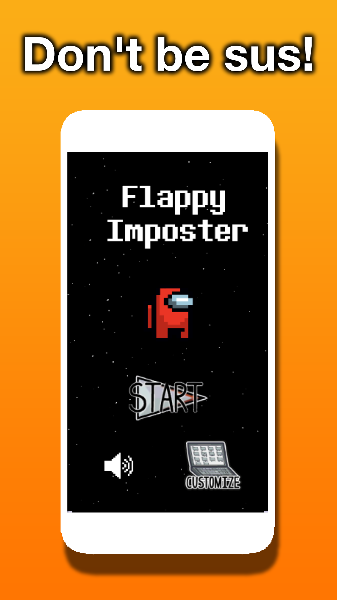 Screenshot of Flappy Imposter - The Sus Game