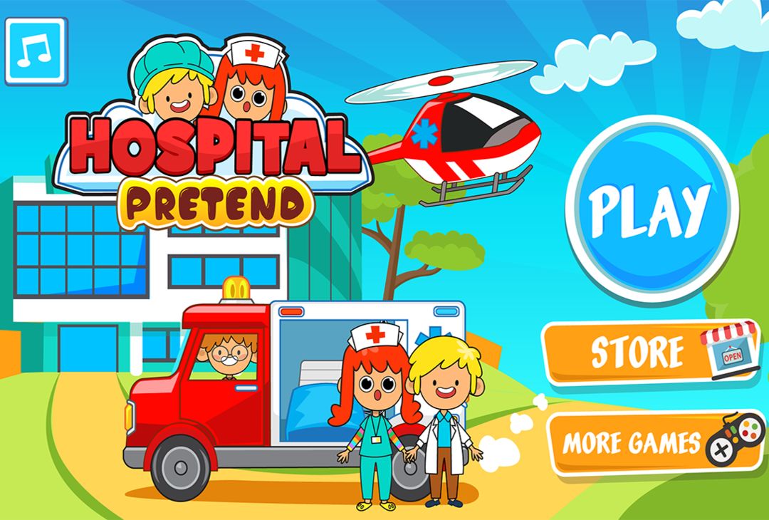 My Pretend Hospital Town Life ภาพหน้าจอเกม