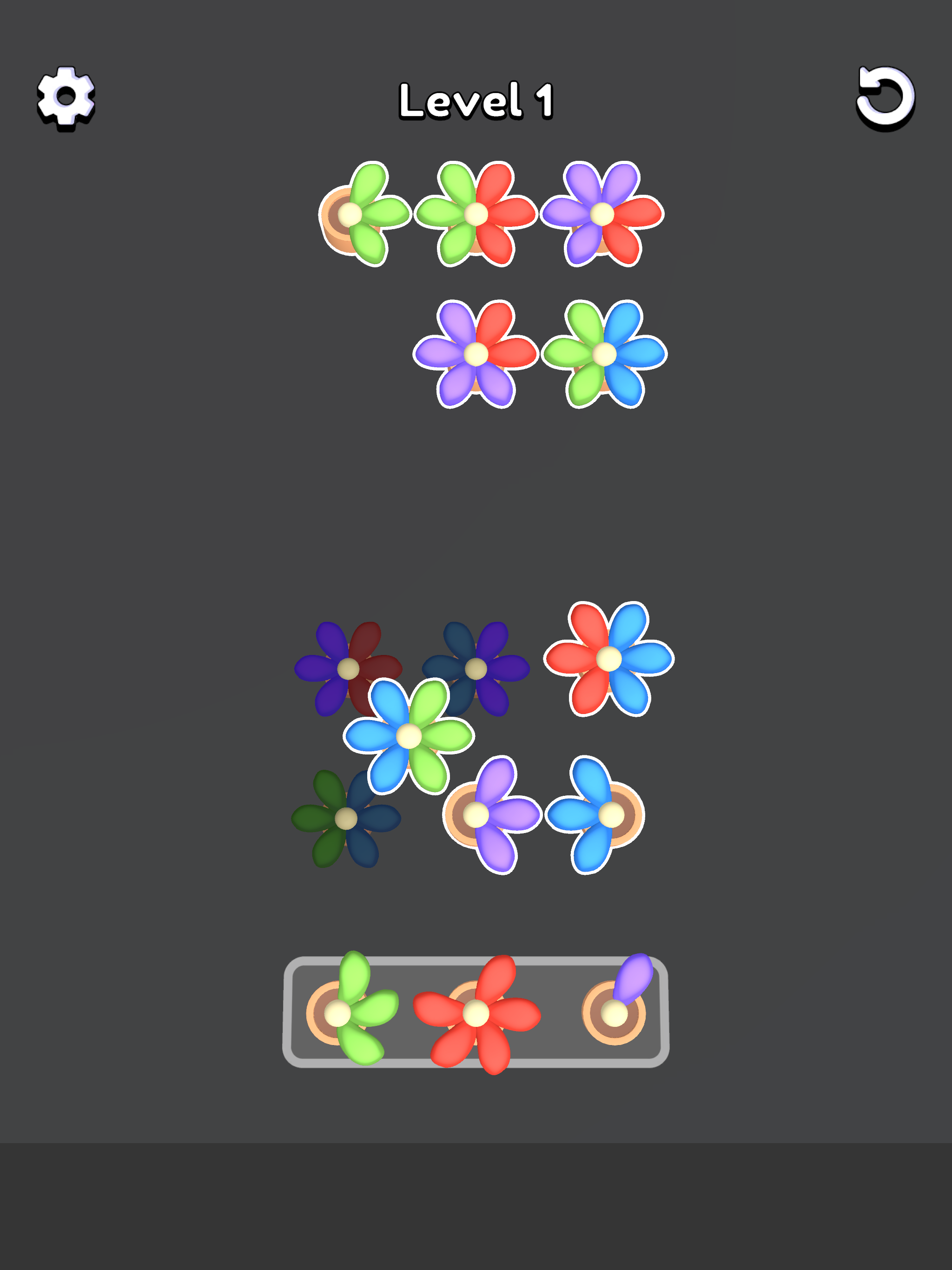 Bloom Match 3D ภาพหน้าจอเกม