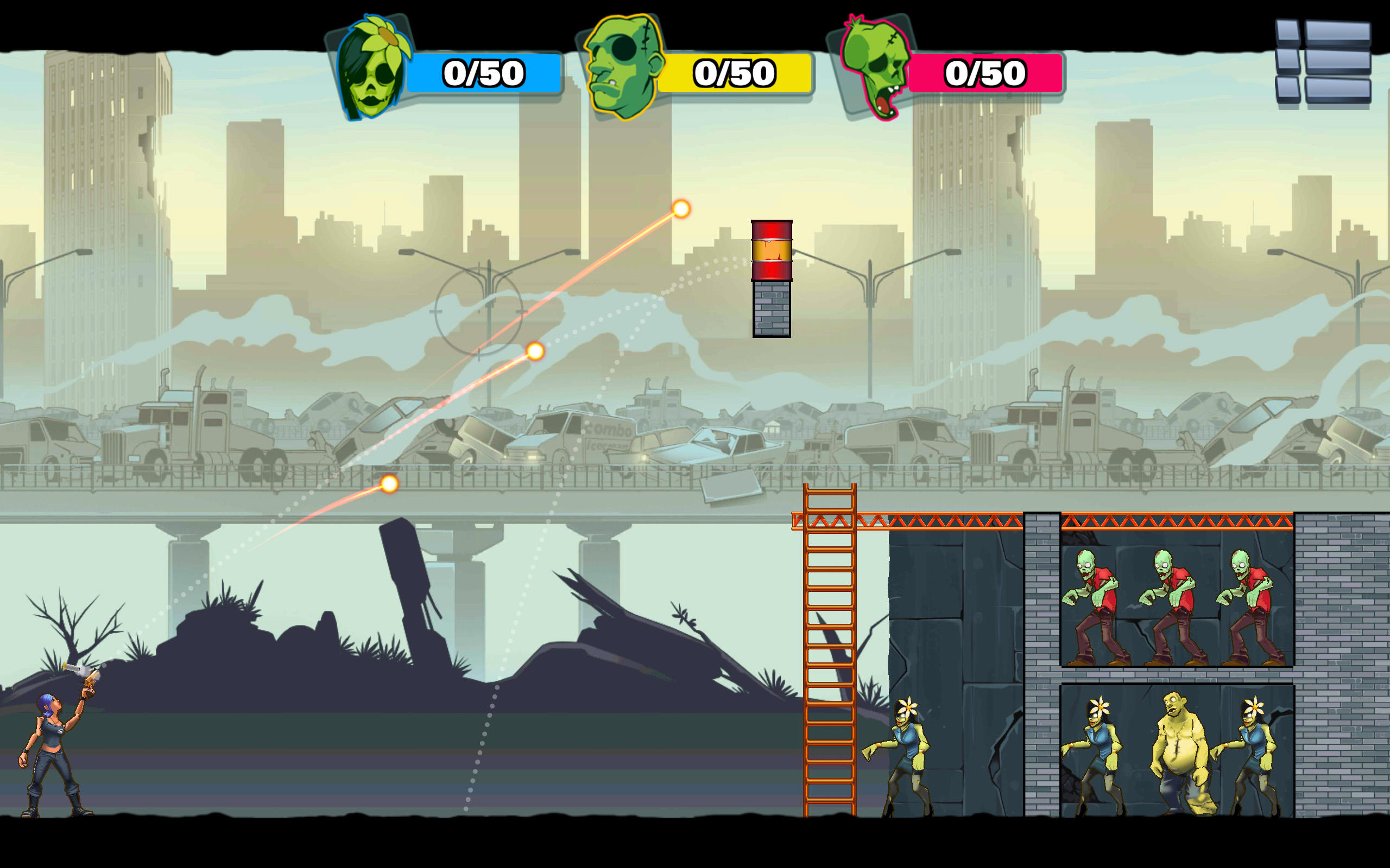 Stupid Zombies 3 ภาพหน้าจอเกม