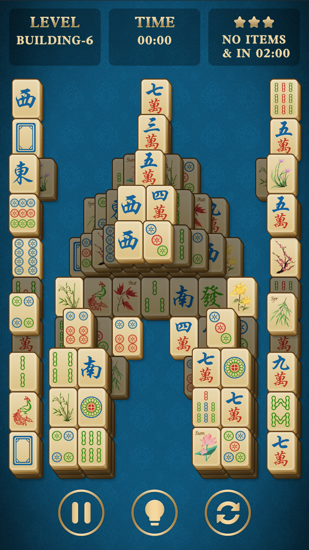 Mahjong Solitaire Game Screenshot