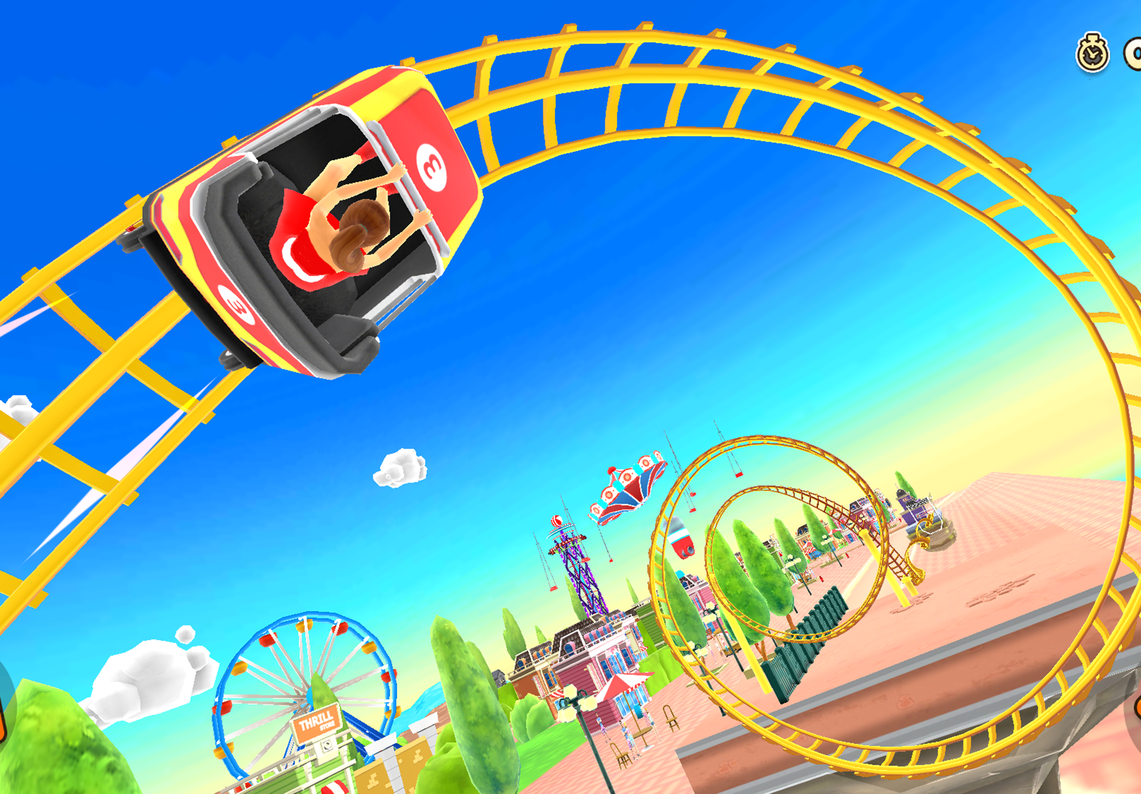 Thrill Rush Theme Park ภาพหน้าจอเกม