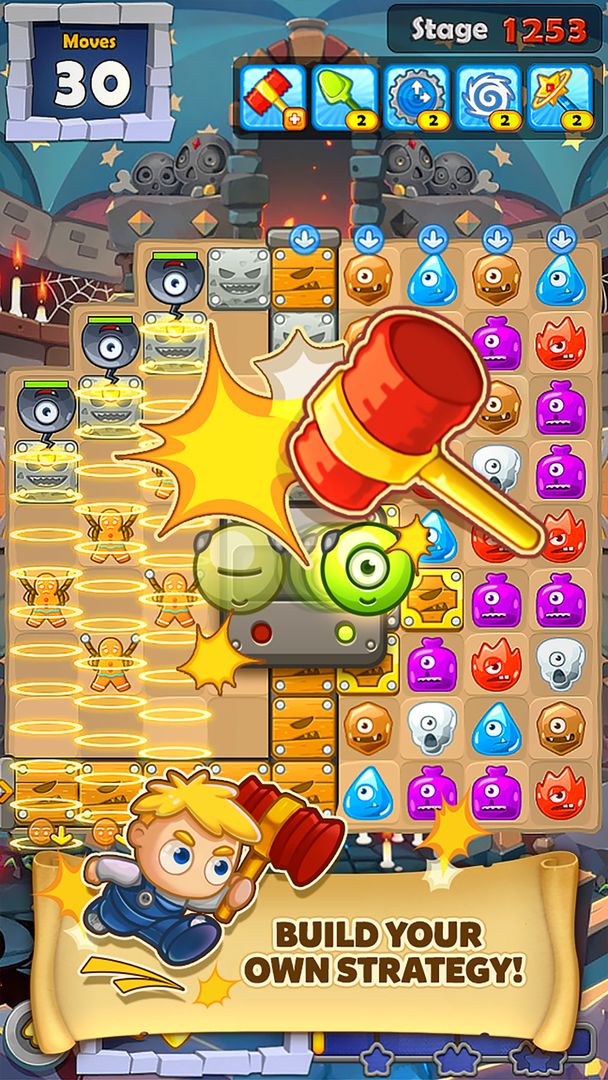 MonsterBusters: Match 3 Puzzle screenshot game