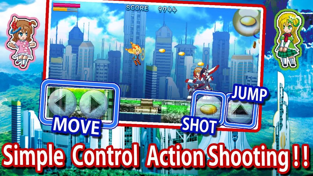 Unity-chan's Action Shooting ภาพหน้าจอเกม