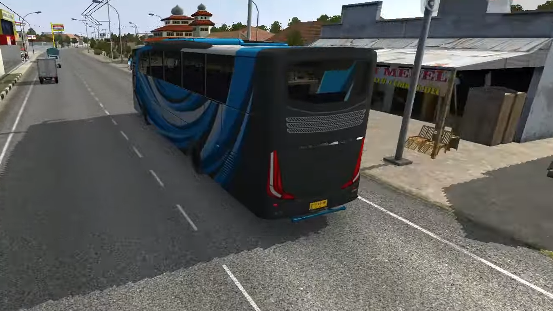 Screenshot 1 of កម្មវិធីត្រាប់តាមឡានក្រុង៖ Cityscape Bus 0.1