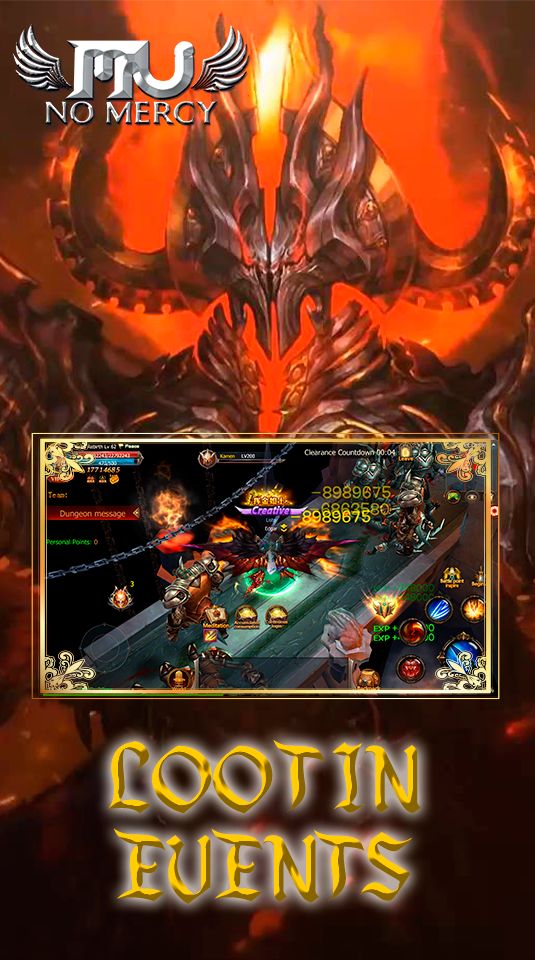Screenshot of Mu Origin NoMercy - Classic Action MMORPG Mobile