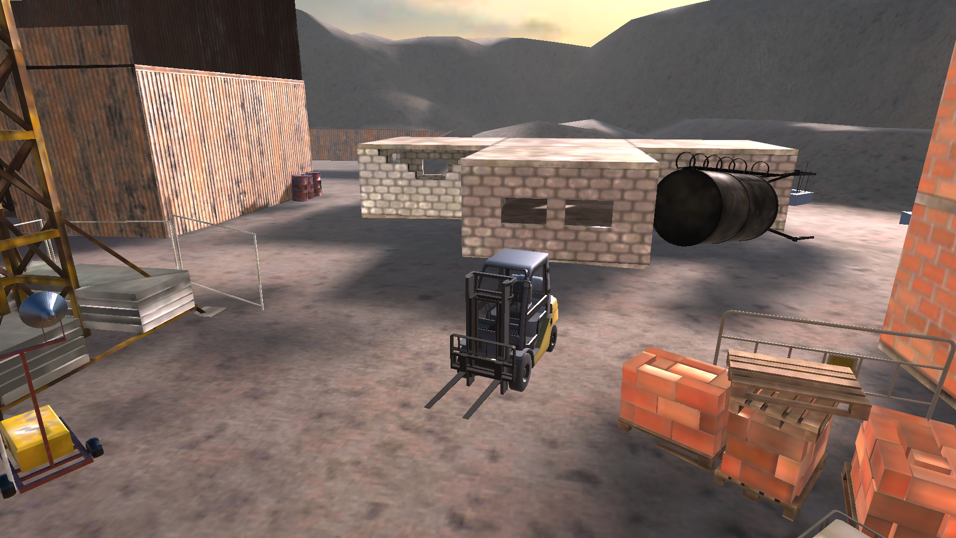 Forklift Driver Simulator Game Game Screenshot