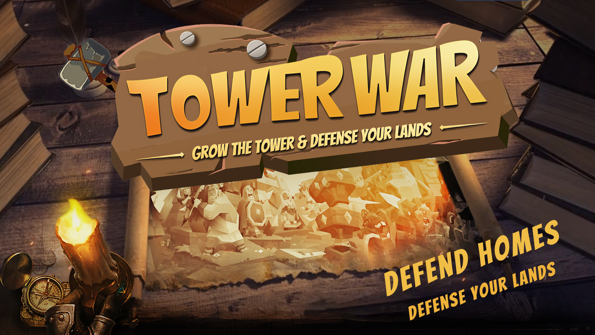タワー戦争 - タワーを成長させ、あなたの土地を守れのキャプチャ