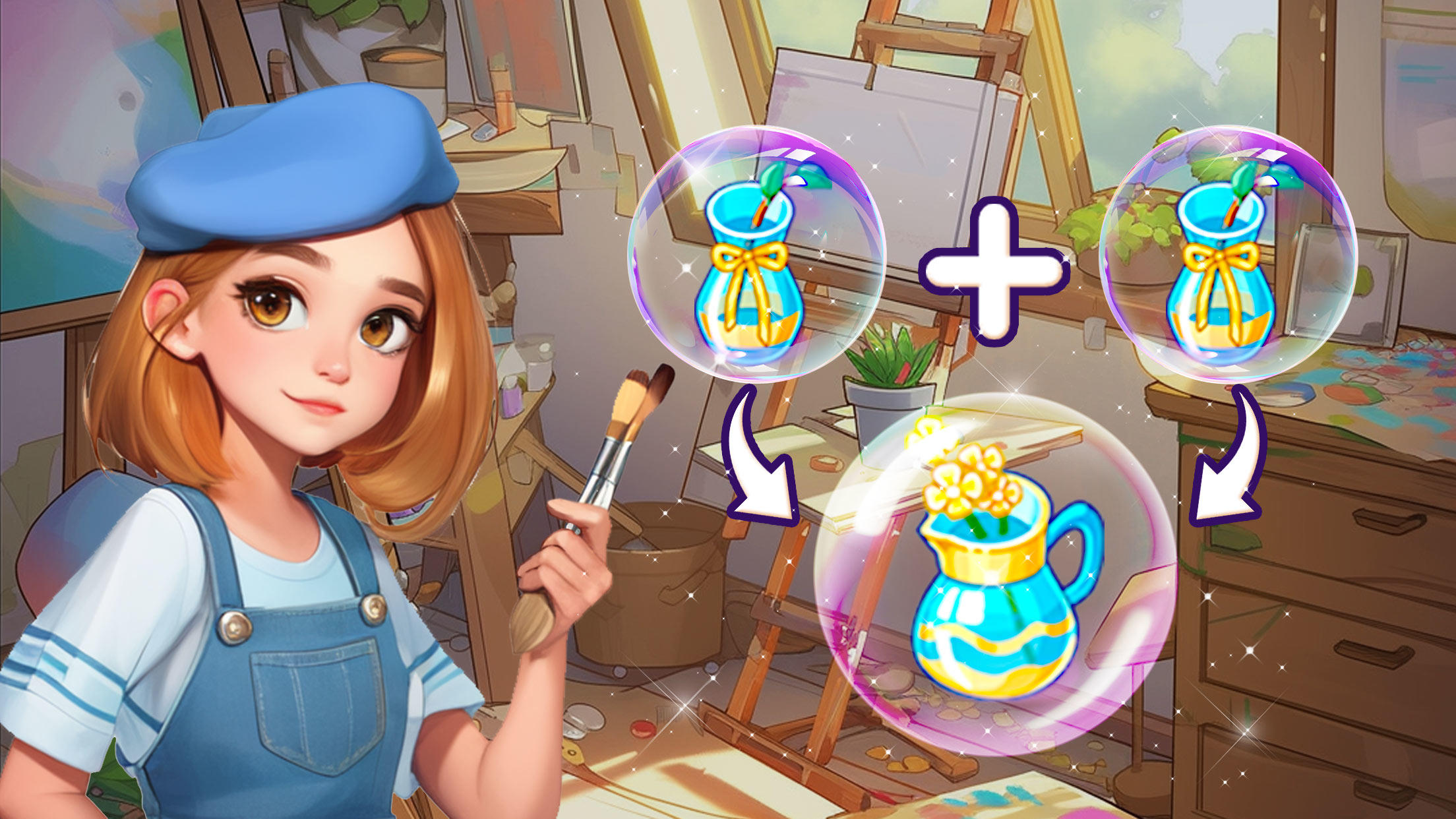 Merge Artist: Merge Games Game Screenshot