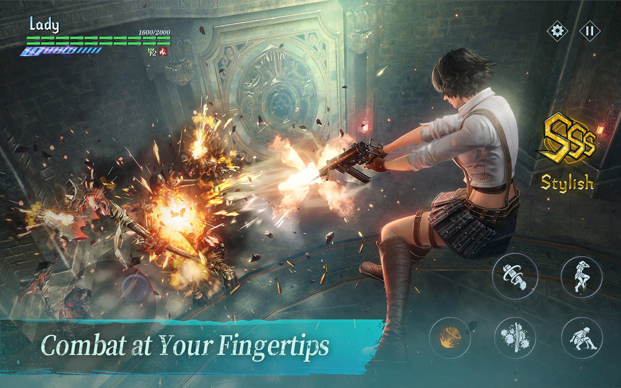 Devil May Cry: Peak of Combat Game Screenshot