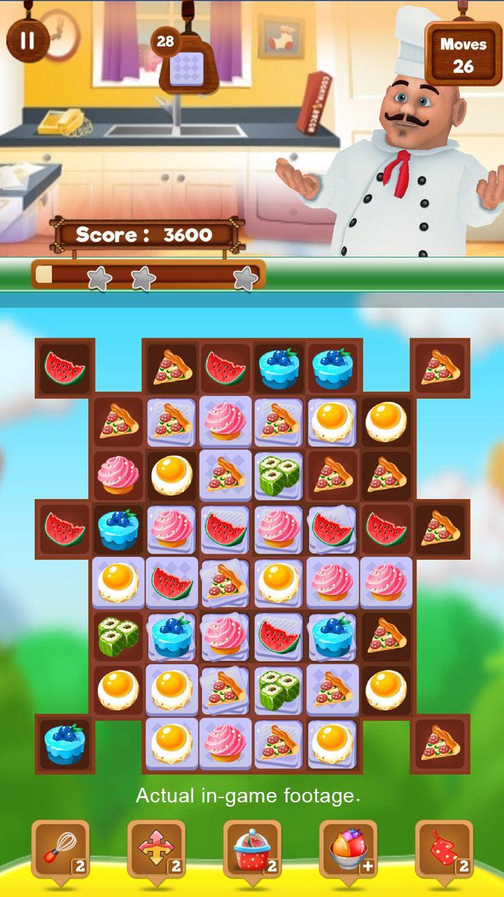 Скриншот игры Chef Story: Free Match 3 Games