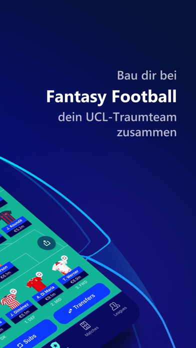 UEFA Gaming: Fantasy Football ภาพหน้าจอเกม