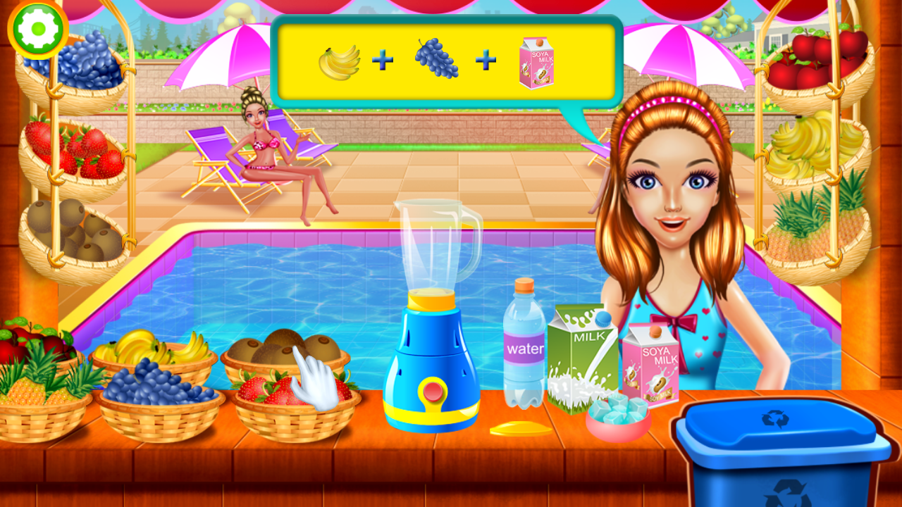 Screenshot 1 of menina do verão - piscina louc 