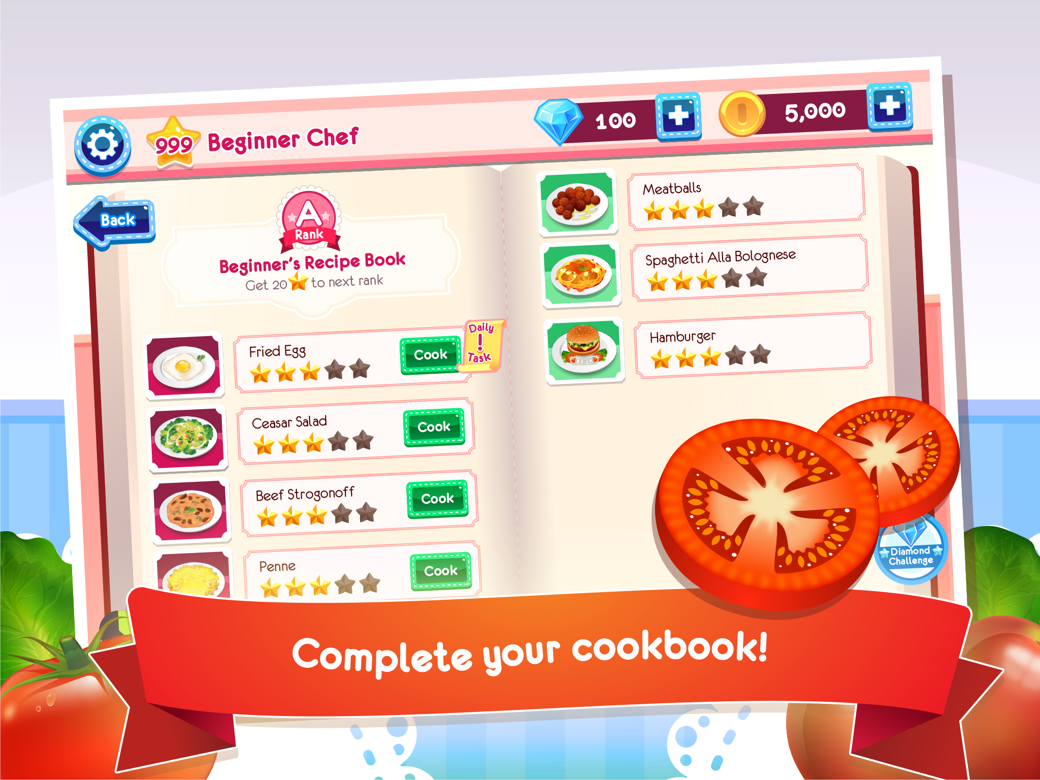 Скриншот игры Cooking Story Deluxe - Cooking Experiments Game
