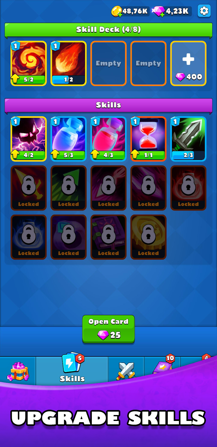 Idle Warrior Defence RPG Game Screenshot