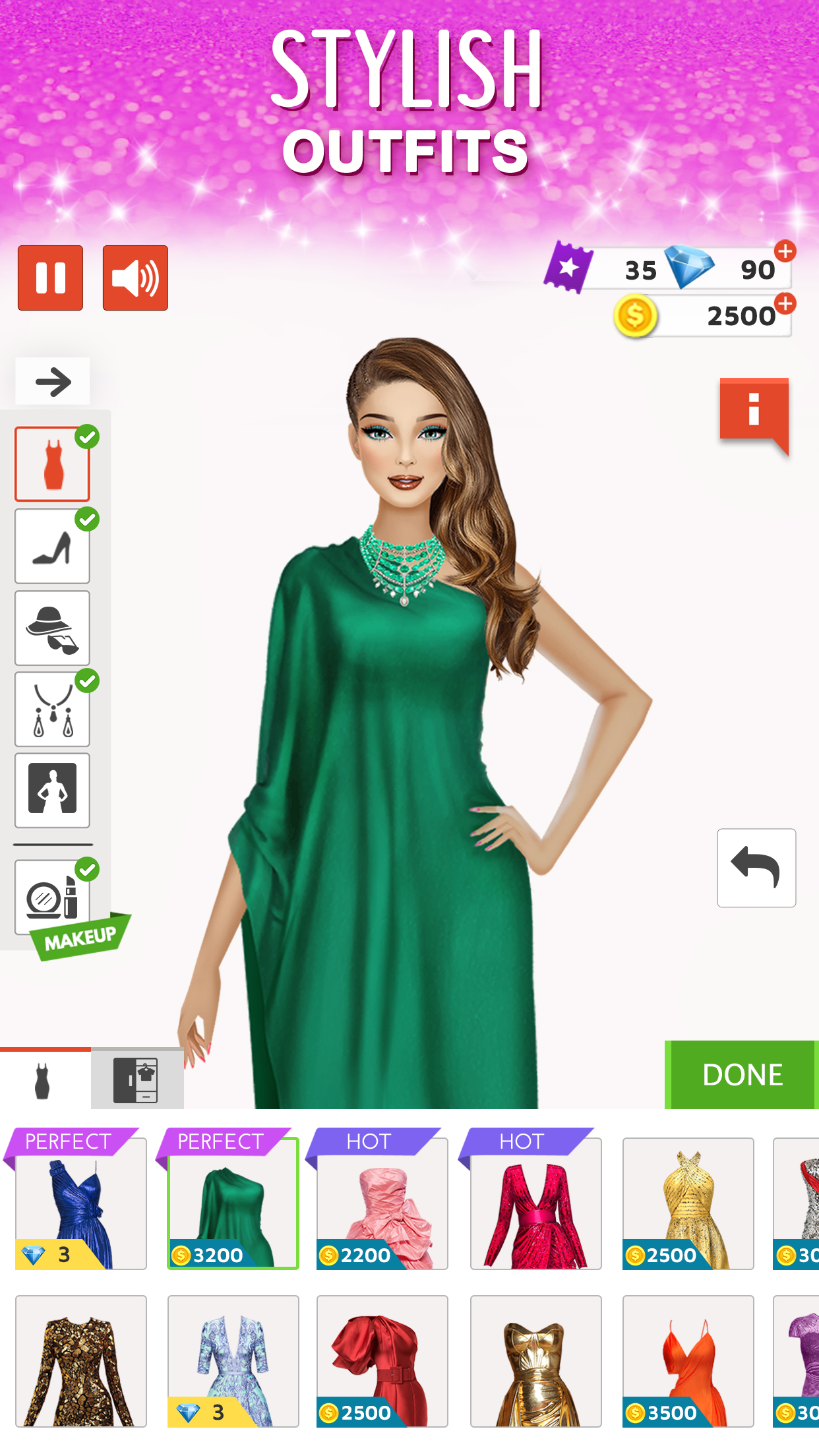 Fashion Stylist: Dress Up Game Game Screenshot