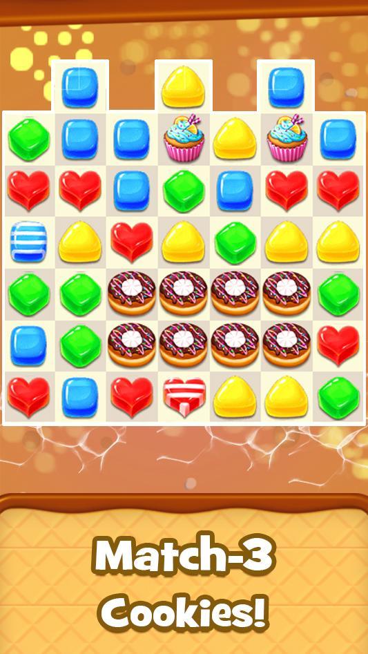 Cookie Smash Free New Match 3 Game | Swap Candyのキャプチャ