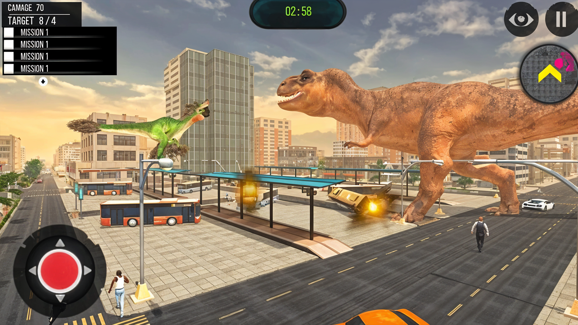 Dinosaur Game Simulator 3D Game Screenshot