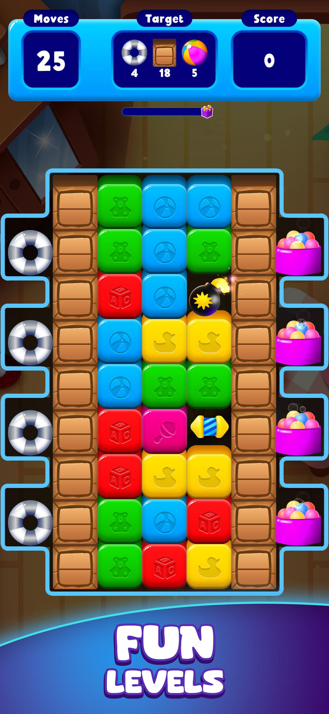 Toy Cube Match Game Screenshot