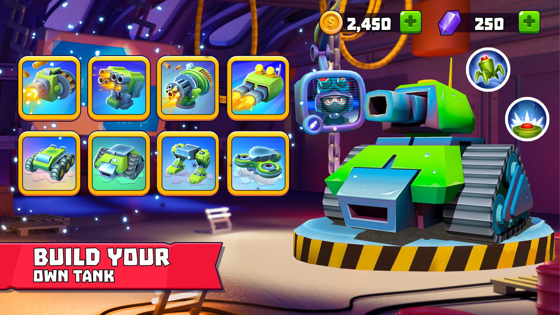 Tanks a Lot - 3v3 Battle Arena Game Screenshot