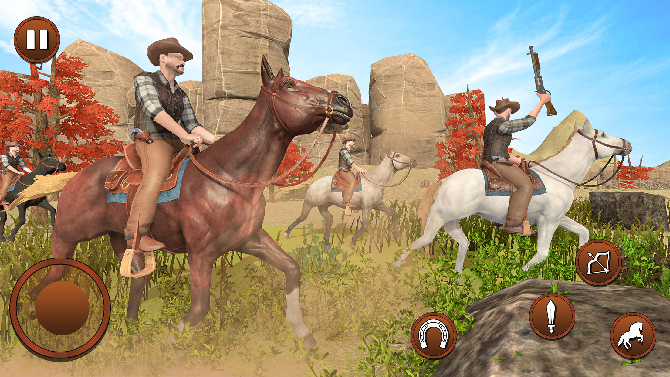 Screenshot of Cowboy Games of Horse