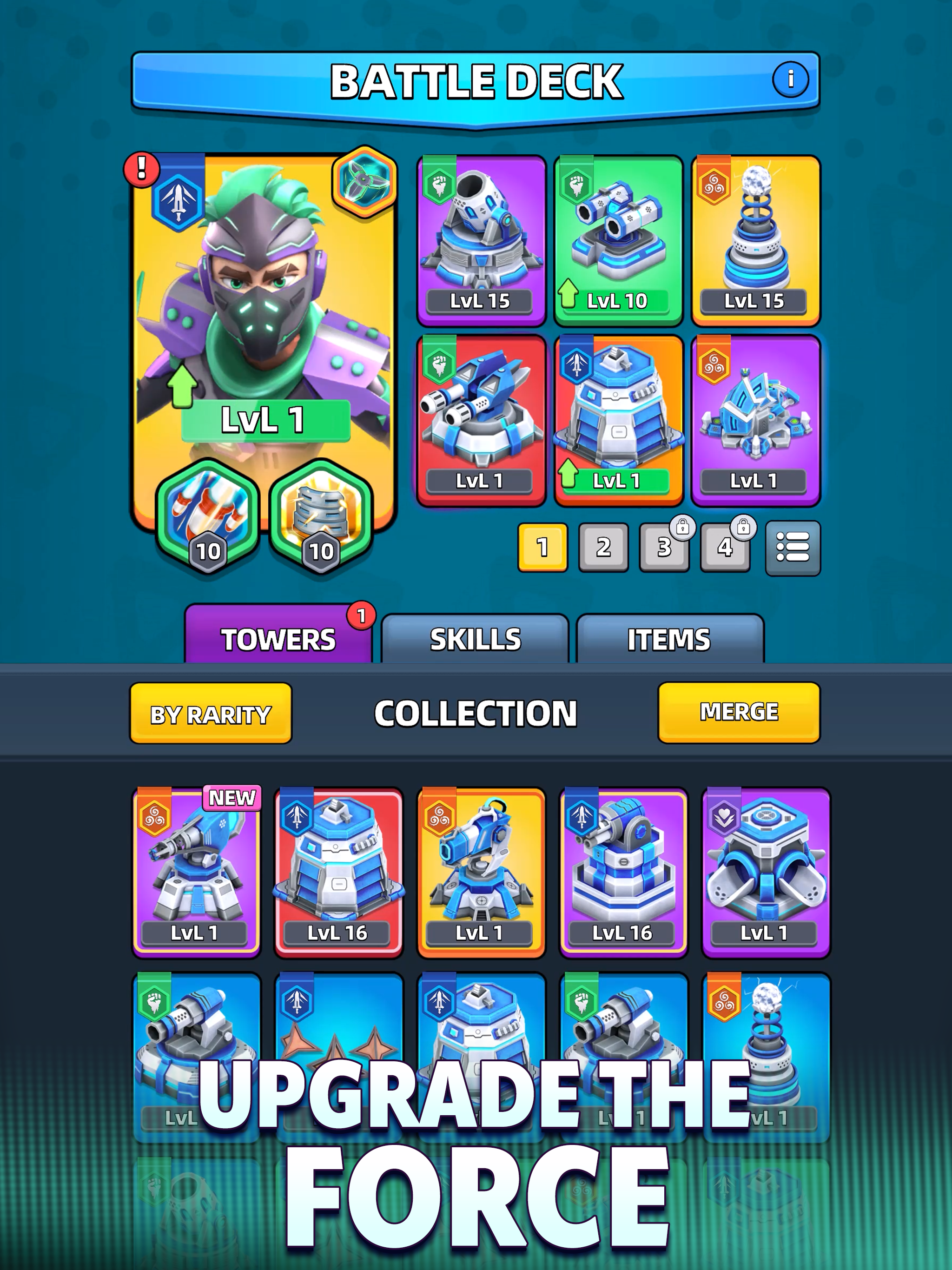 Raid Rush: Tower Defense TD Game Screenshot