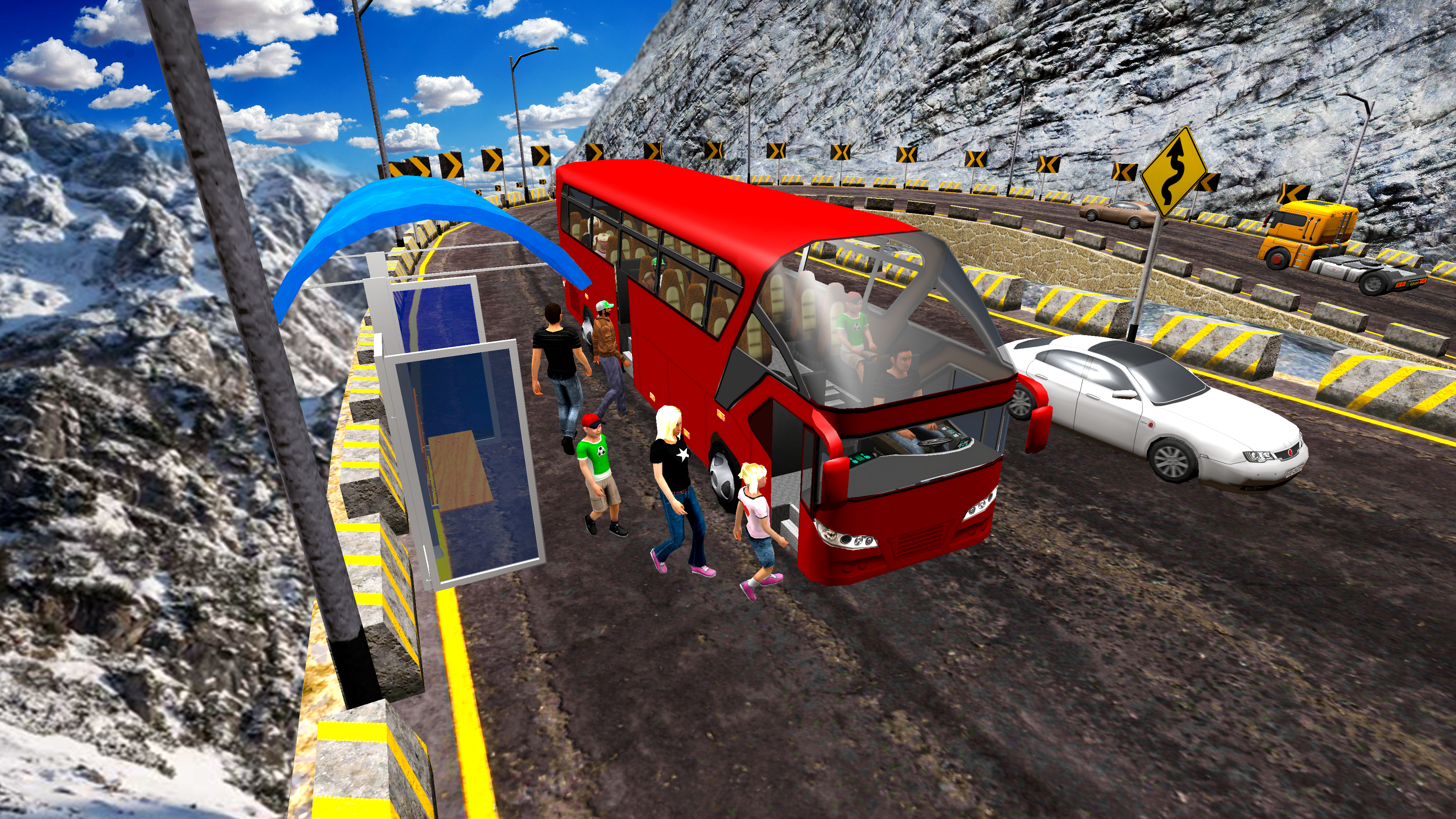 Offroad Tour Bus Driver Coach Bus Simulatorのキャプチャ