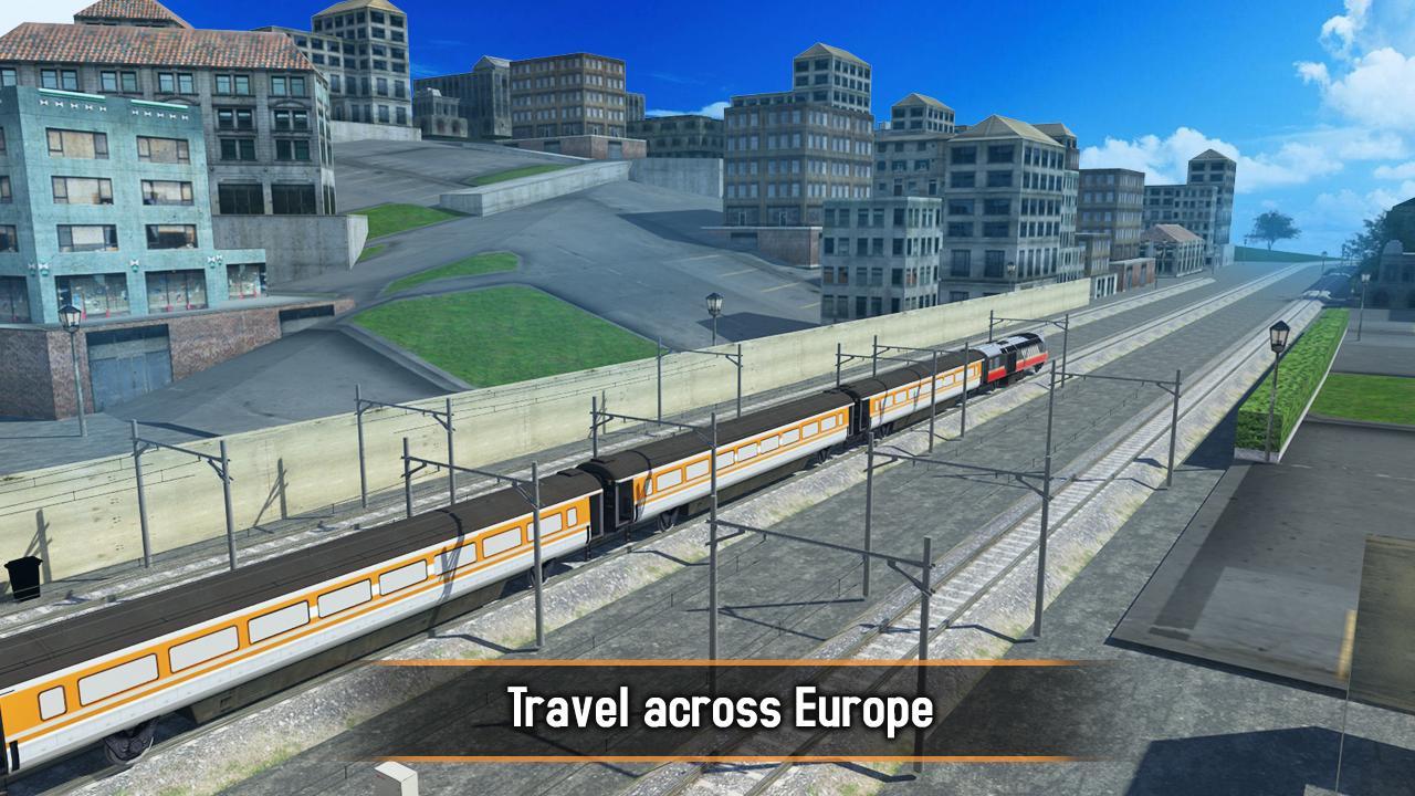 Screenshot 1 of यूरो ट्रेन सिम्युलेटर 2017 2.1