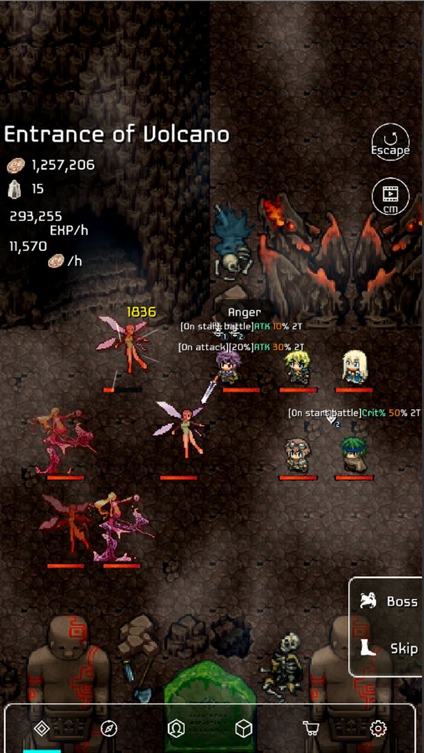 Screenshot of BattleDNA3 - idle RPG