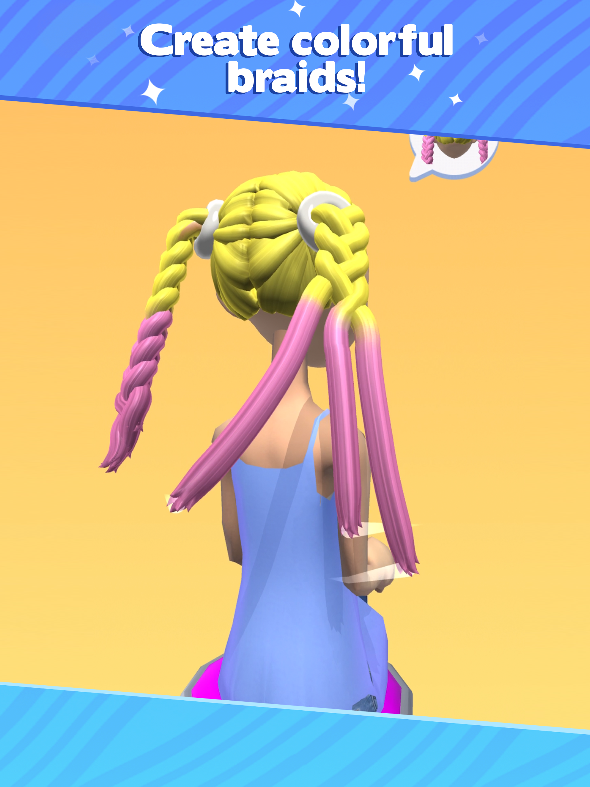 Braid Salon Game Screenshot