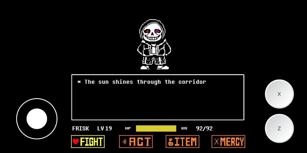 Undertale dust sans battle simulator 게임 스크린 샷