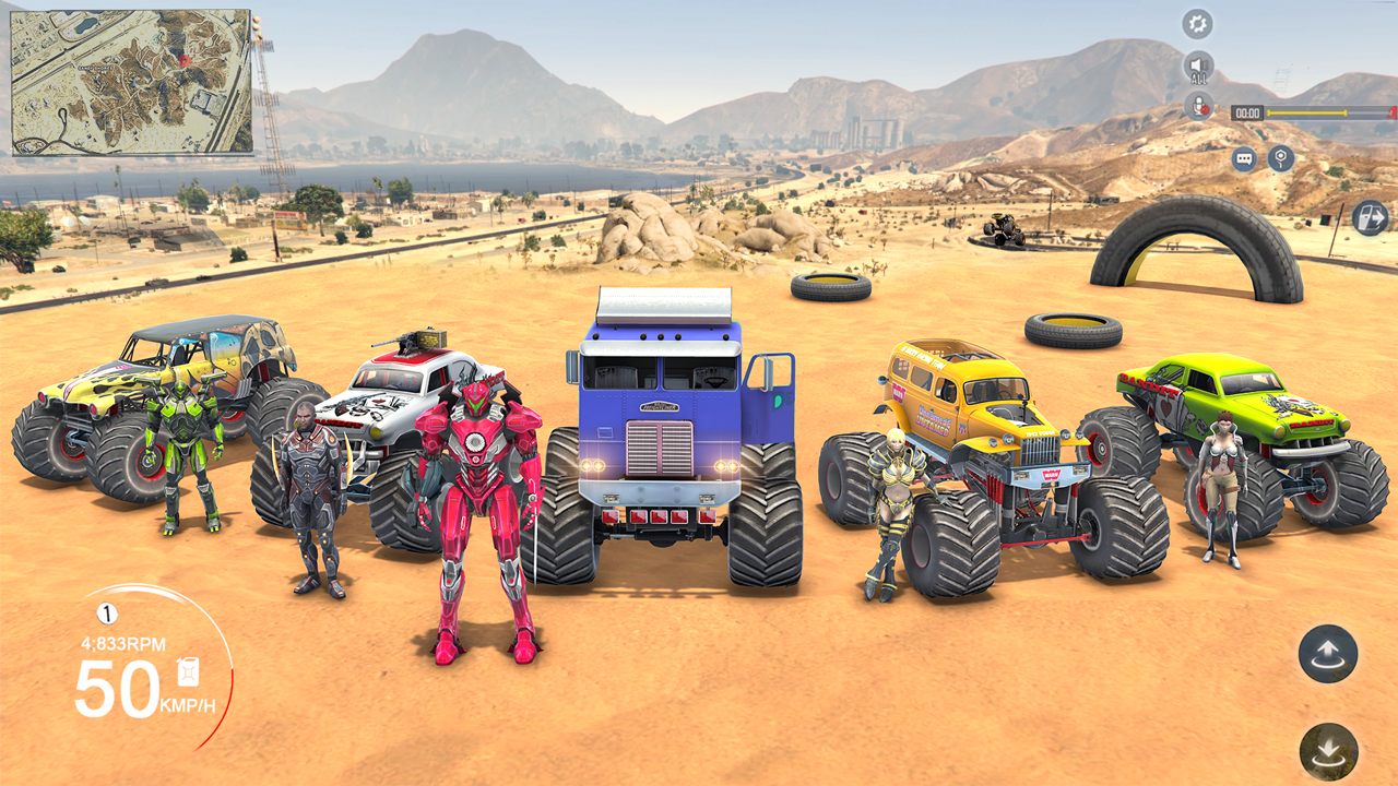 Screenshot 1 of Monster Truck Racing Car Games 1.18