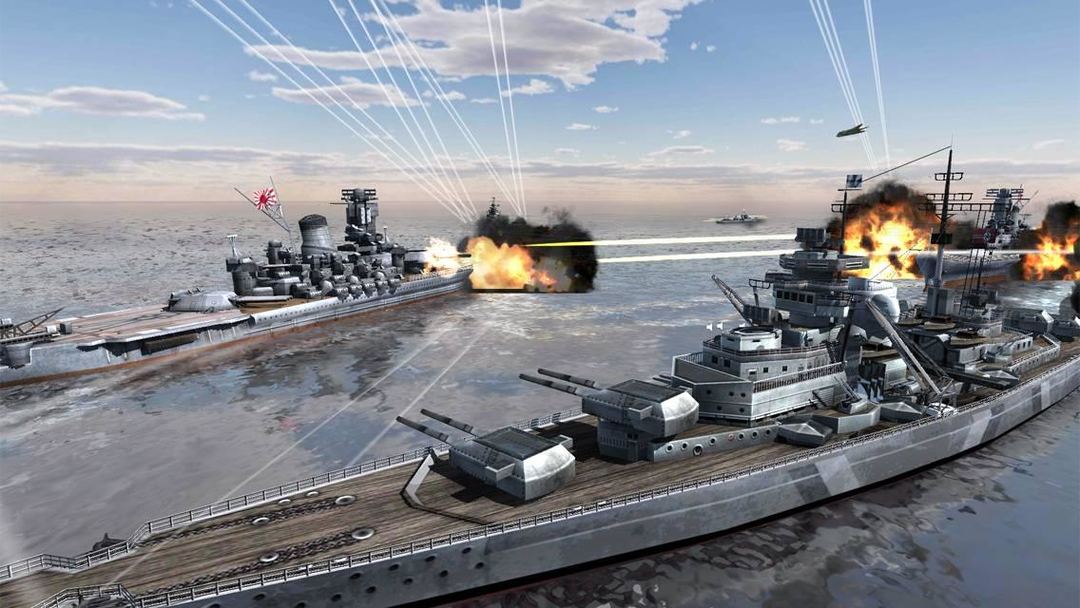 World Warships Combat ภาพหน้าจอเกม