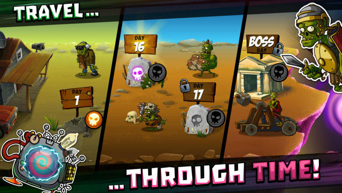 Screenshot of Zombie Smash! Time Travel