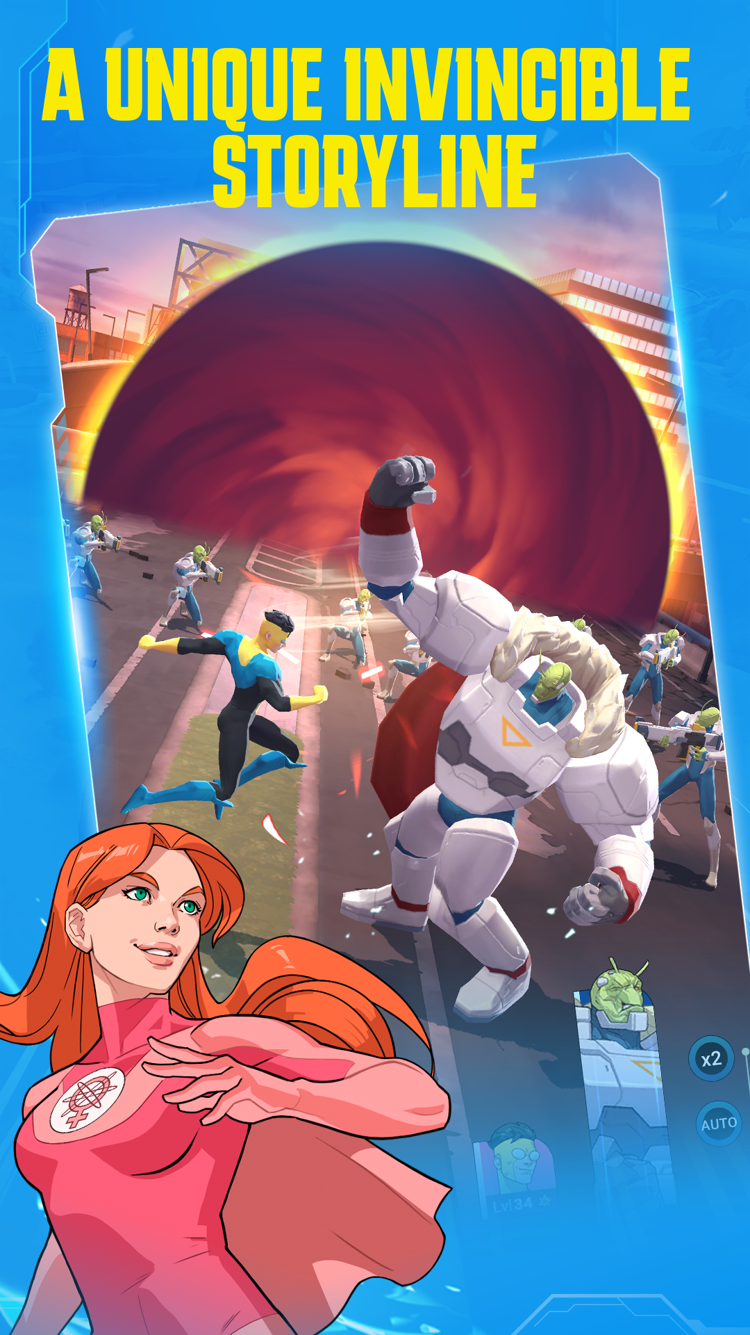 Invincible: Guarding the Globe ภาพหน้าจอเกม