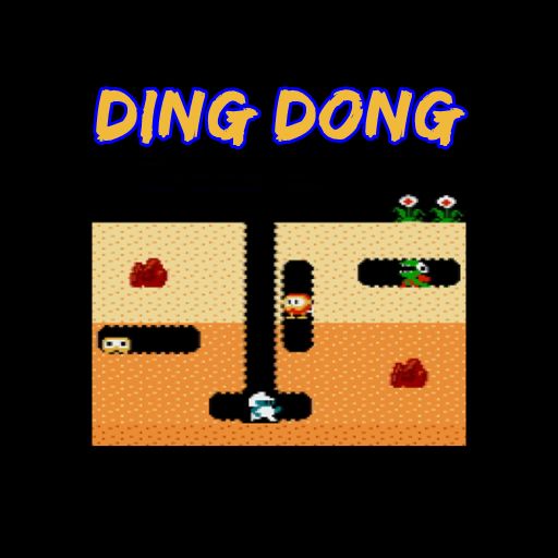 DING DONG -  GAME 8 BITS 게임 스크린 샷