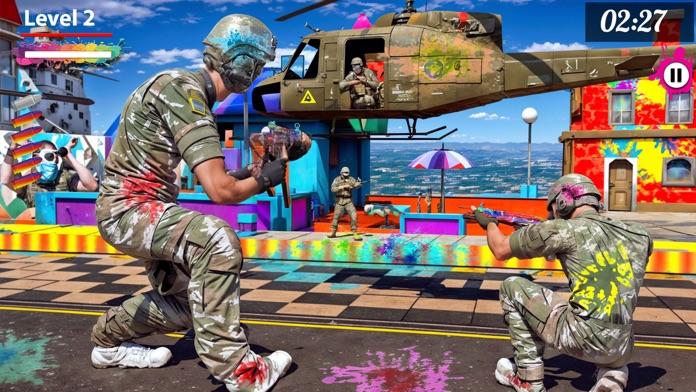 Cuplikan Layar Game Paintball shootout-Color blast