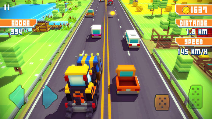 Blocky Highway ภาพหน้าจอเกม